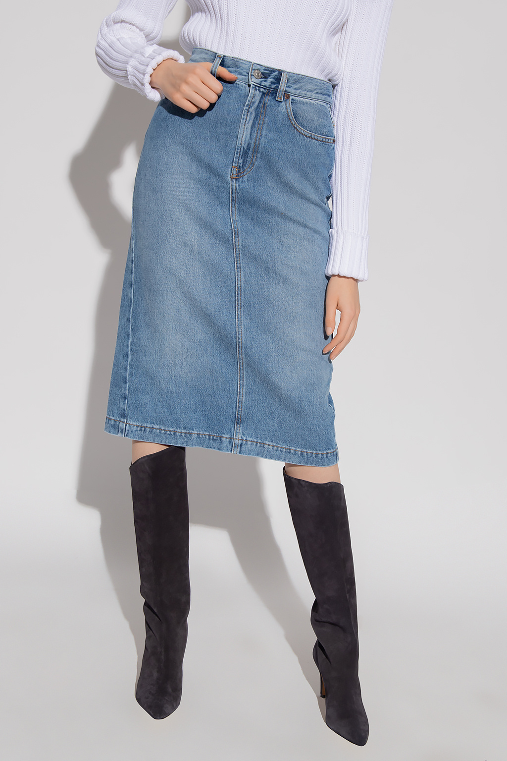 DIESEL DE-RONNY スカート　デニム Black 'De-Ronny' denim skirt Diesel - SchaferandweinerShops